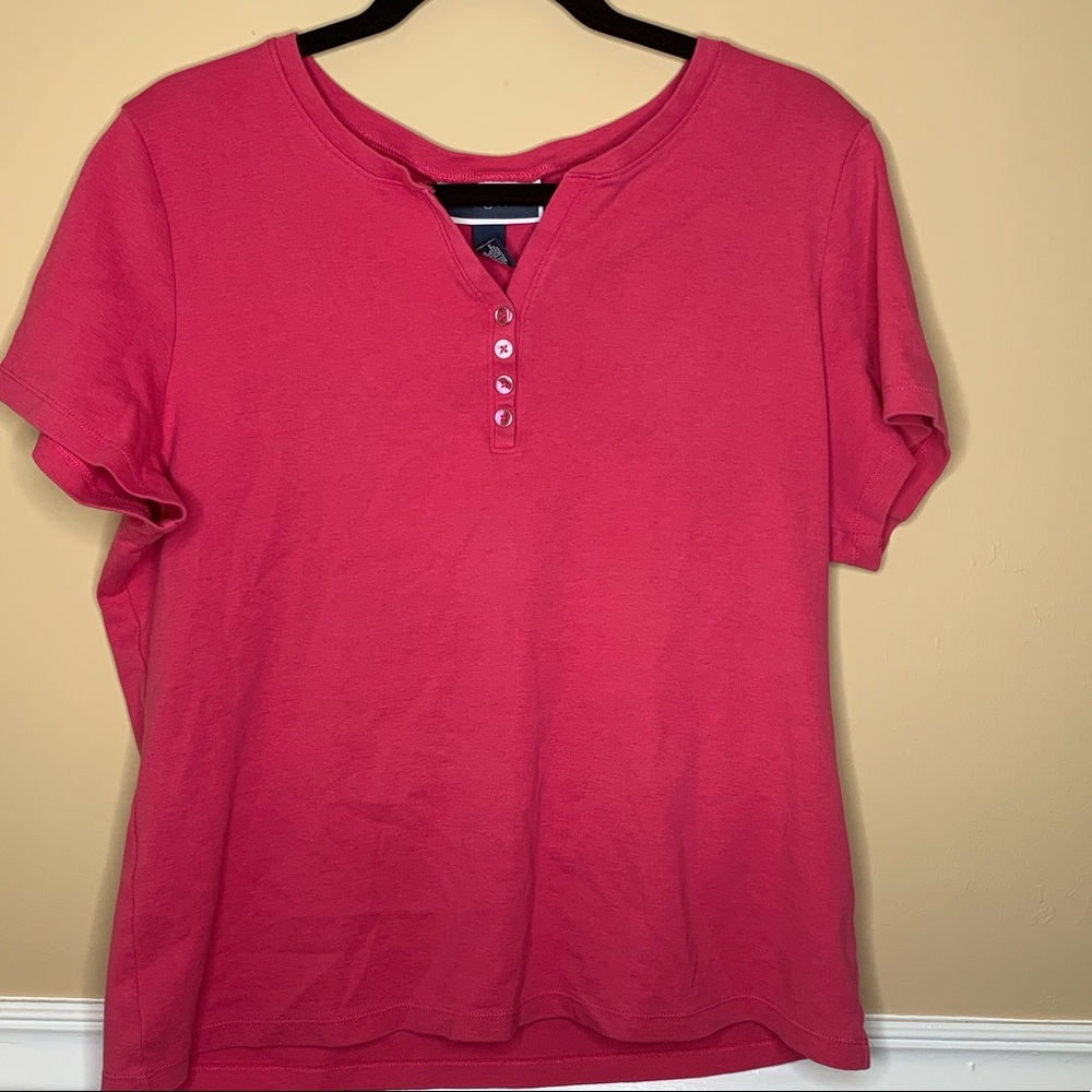 Karen Scott Pink Shirt